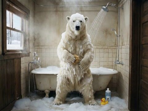 Polar Bear Shower